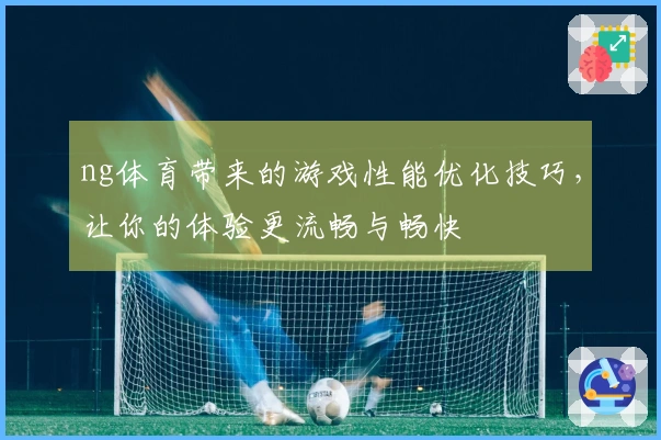 ng体育带来的游戏性能优化技巧，让你的体验更流畅与畅快